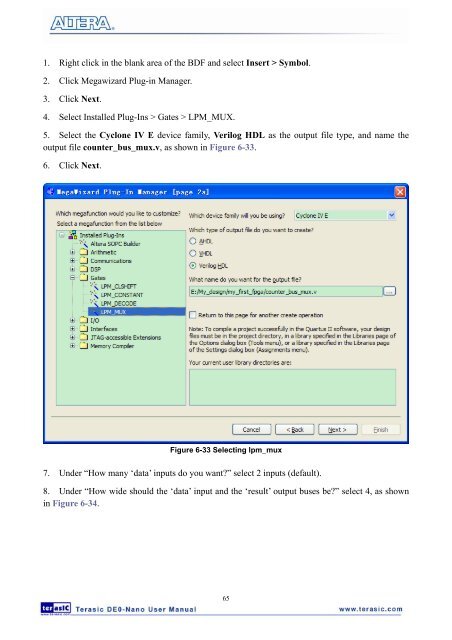 User Manual - Terasic