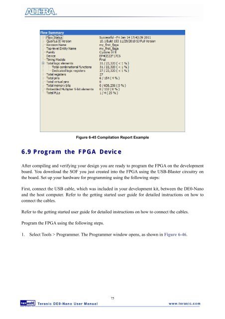 User Manual - Terasic