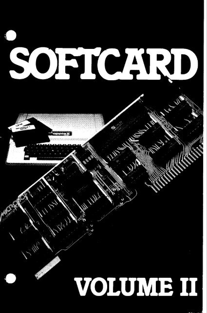 Microsoft SoftCard - Apple II Information
