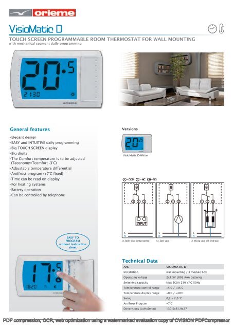 TEMPERATURE CONTROL - AIRCO line