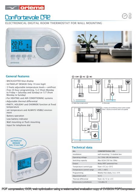 TEMPERATURE CONTROL - AIRCO line