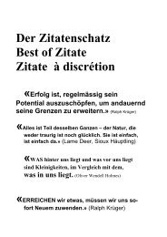 Der Zitatenschatz Best of Zitate Zitate Ã  discrÃ©tion - In der Tat