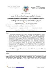 Journal article - Journal of Turkish Science Education