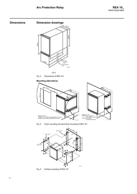 Arc Protection Relay REA 10_ - APE Distribuidor ABB