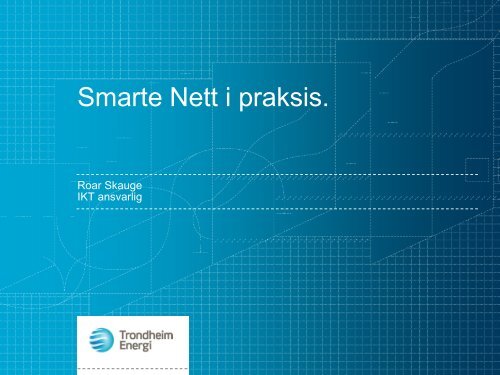 Smarte Nett i praksis. - Energi Norge