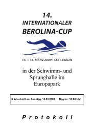 3 - Berolina-Cup