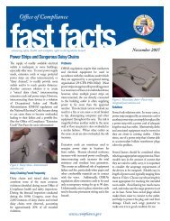 Fast Facts - Power Strips and Dangerous Daisy Chains - Office of ...