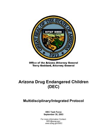 Arizona Drug Endangered Children (DEC) - Arizona Attorney General