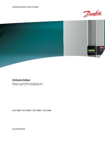 Manuel d'Installation - Danfoss