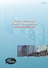 Gates Industrial Power Transmission Products - Plastorgomma