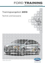 2013 - Ford Trainingszentren