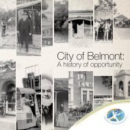 City of Belmont: A History of Opportunity