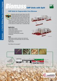 BiomassCHP Units with Split - Turboden