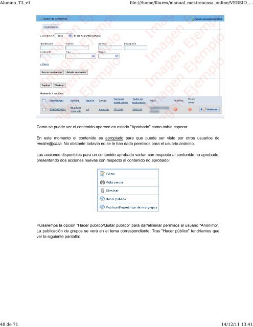 Tema 3: El escritorio personal privado avanzado - Cefire