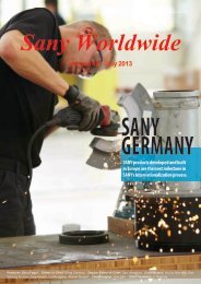 SANY Worldwide July 2013