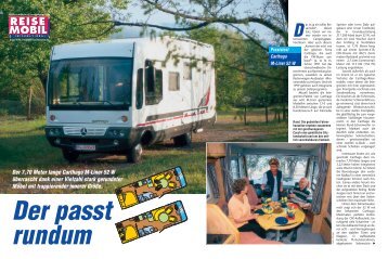 Der passt rundum Der 7,70 Meter lange Carthago M-Liner 52 W ...