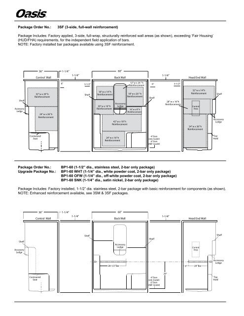 VURSA SERIES SHOWER STALL - Oasis Bath