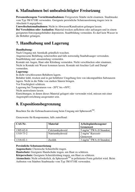 Sicherheitsdatenblatt - Wolfram Droh GmbH