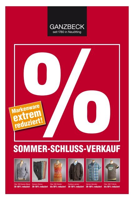 sommer-schluss-verkauf - Ganzbeck