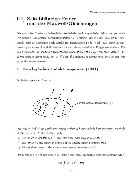 1 4 8 Iii Zeitabhuangige Felder Und Die Maxwell Gleichungen Die