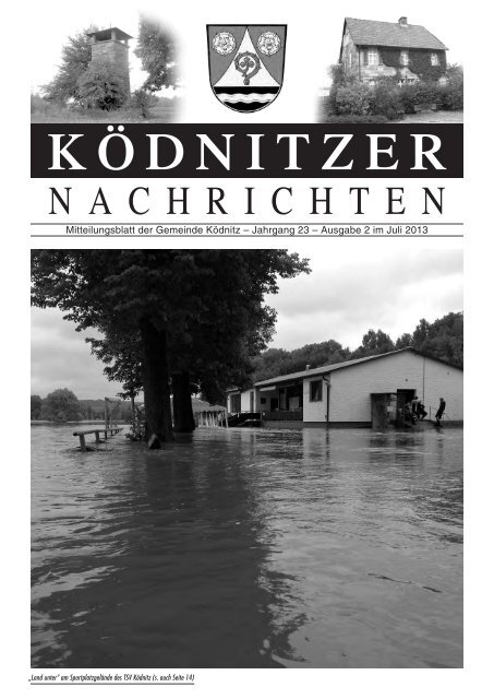 Mitteilungsblatt der Gemeinde KÃ¶dnitz - Verwaltungsgemeinschaft ...