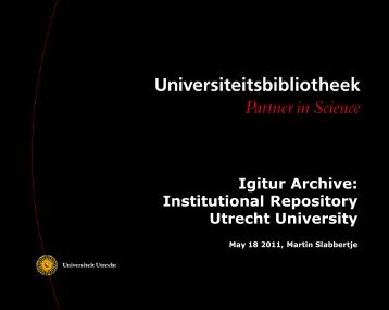 Igitur Archive: Institutional Repository Utrecht University