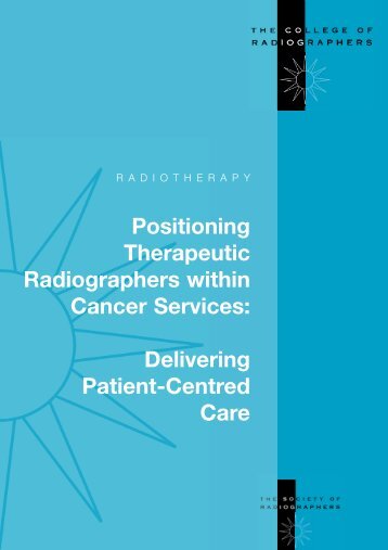 Positioning Therapeutic Radiographers within Cancer Services ...