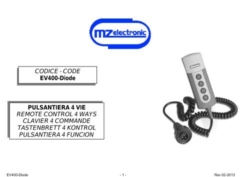 Manuale EV400-Diode Rev.2 - MZ Electronic