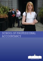 school of professional accountancy - Griffith College Dublin