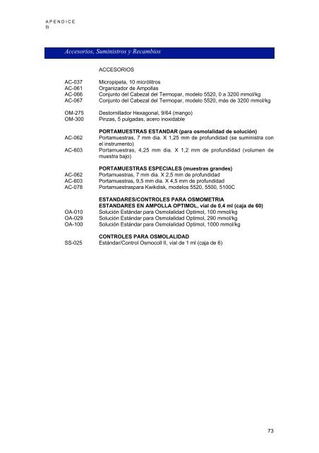 OSMOMETRO DE PRESION DE VAPOR MODELO ... - Wescor Inc.