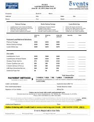 Lead Retrieval Order Form