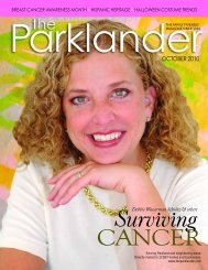 October's - The Parklander Magazine