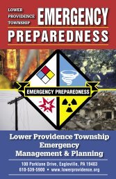 Lower Providence Township Emergency Preparedness Guide