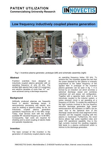 Low frequency inductively coupled plasma generation - H-IP-O