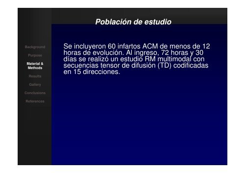 La degeneración walleriana del Tracto corticoespinal evaluada por ...