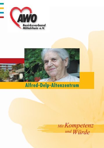 so betreut wie nötig - AWO Alfred-Delp-Altenzentrum