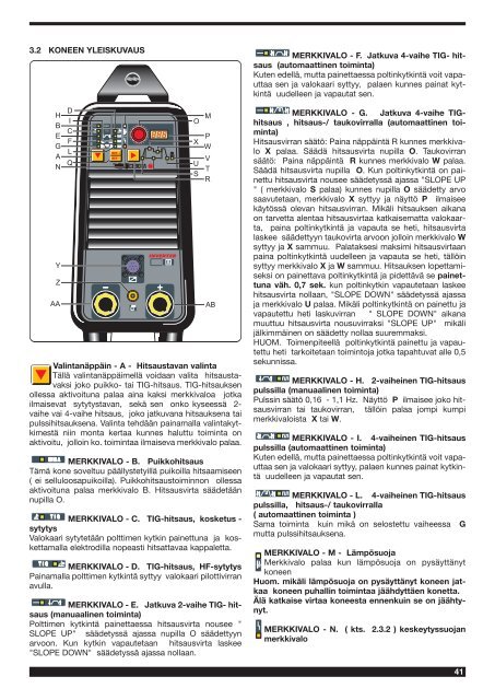 I -MANUALE DI ISTRUZIONI PER SALDATRICE AD ARCO pag. 2 ...