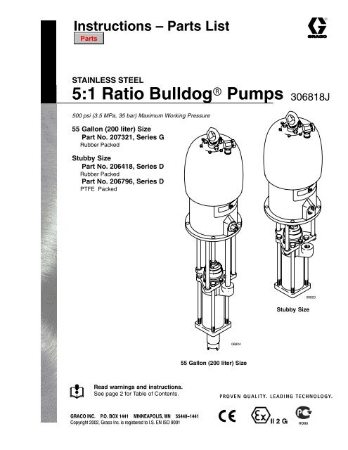 Graco Pumps Parts | Bruin Blog