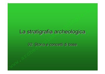 La stratigrafia archeologica 02