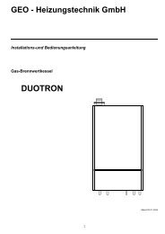 DUOTRON - GEO-Heizungstechnik GmbH
