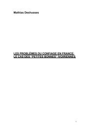 les problemes de confiage en france - ComitÃ© contre l'esclavage ...