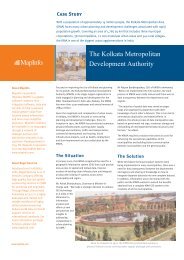The Kolkata Metropolitan Development Authority - MapInfo