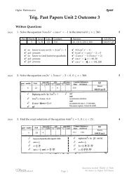 Trig. Past Papers Unit 2 Outcome 3 - Mathsrevision.com