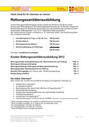 Kosten Rettungssanitäterausbildung 2012 - Franz Anton Mai-Schule ...