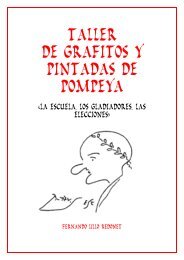 Taller de grafitos y pintadas de Pompeya - Culturaclasica.com