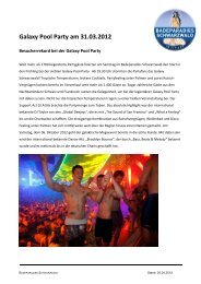 Galaxy Pool Party - Badeparadies Schwarzwald