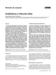 AntibiÃ³ticos e infecciÃ³n biliar - Elsevier