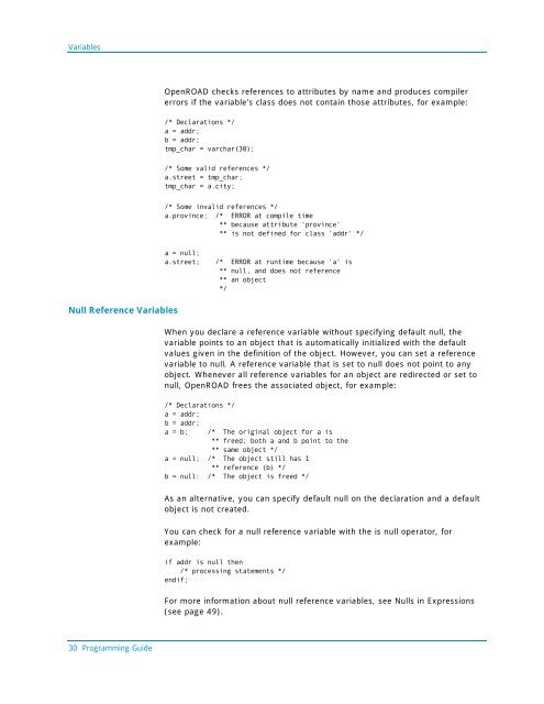 Programming Guide - Actian