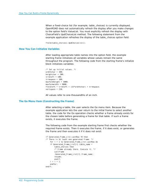 Programming Guide - Actian