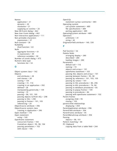 Programming Guide - Actian